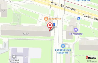 Салон полиграфических и фотоуслуг Пионит в Красносельском районе на карте
