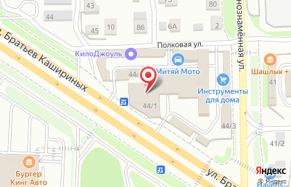 Торгово-сервисная фирма Кентавр на улице Братьев Кашириных на карте