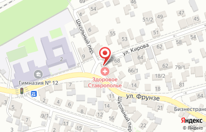 Здоровое Ставрополье на карте