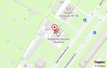 Комплексный центр социального обслуживания населения Колпинского района на Центральной улице, 22 на карте
