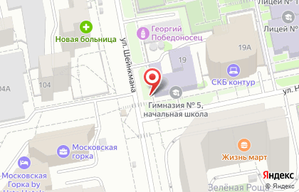 Петербург в Ленинском районе на карте
