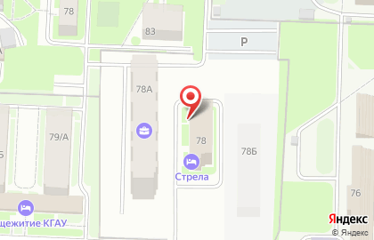 Отель Стрела на улице Рауиса Гареева на карте