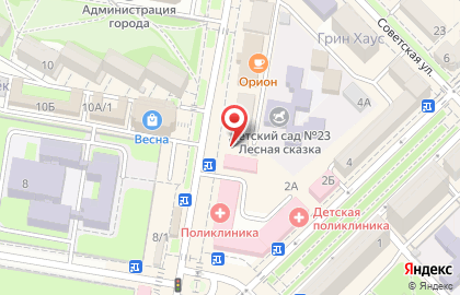Кафе быстрого питания Восточный дворик на улице Орджоникидзе на карте