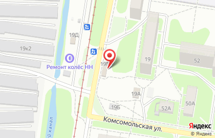Магазин автотоваров в Автозаводском районе на карте