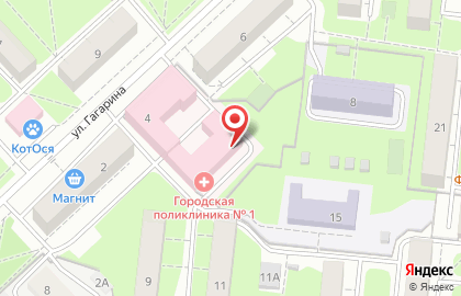 Городская поликлиника №1, г. Реутов в Реутове (ул Гагарина) на карте