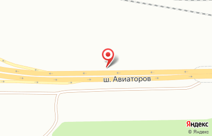 Билборды (6х3 м) от РГ Дрим на шоссе Авиаторов на карте