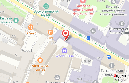 Московский государственный университет им. М.В. Ломоносова в Москве на карте