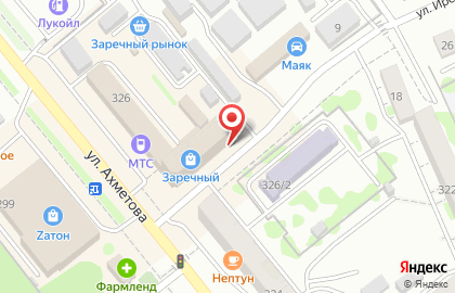 Салон красоты Чародейка в Ленинском районе на карте