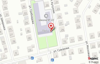 Средняя общеобразовательная школа №22 в Нижнем Новгороде на карте