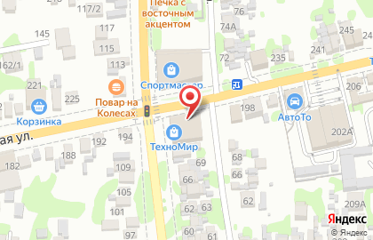 Магазин Аква на Красной улице на карте