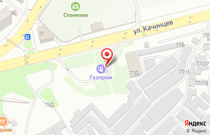 СТО Газпром в Дзержинском районе на карте