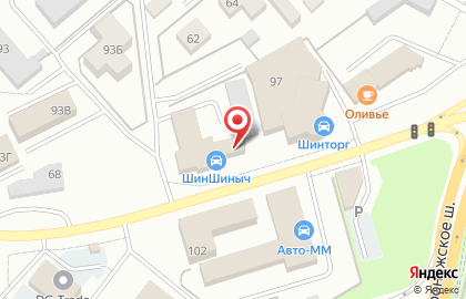 Автоцентр ТРАК-Сервис на улице Ударников на карте