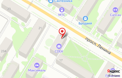 Ювелирный салон Валдай на проспекте Ленина на карте