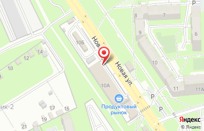 Рыболовный магазин Рыбацкое Счастье на Новой улице на карте