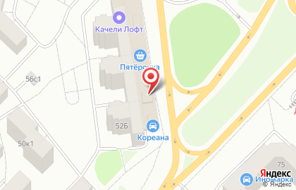Супермаркет Пятёрочка на проспекте 25-го Октября, 52б в Гатчине на карте