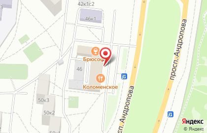 Отель Инвайт на проспекте Андропова на карте