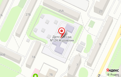 Журавлик на улице Гагарина на карте