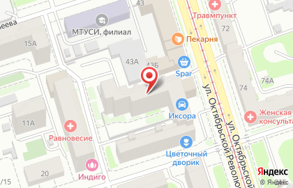 Страховая компания Железнодорожный страховой фонд в Нижнем Новгороде на карте