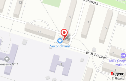 Продовольственный магазин в Калининграде на карте
