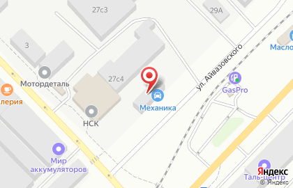 Компания РУСБИЗНЕСАВТО на улице Айвазовского на карте
