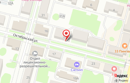 Страховая компания РОСНО-МС на Октябрьской улице, 26 в Железногорске на карте