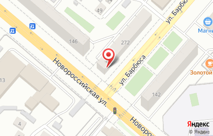 Продуктовый магазин Хлебосольный в Ленинском районе на карте