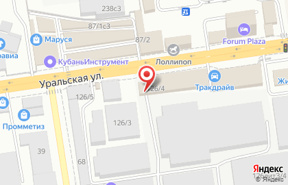 Компания Фолие ПВХ ЮГ на Уральской улице на карте