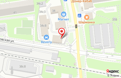 А.Т.С. на Бирюлёвской улице на карте