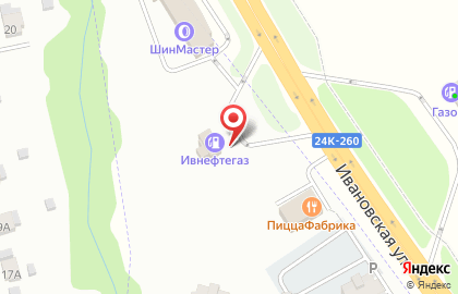 Ивнефтегаз на карте