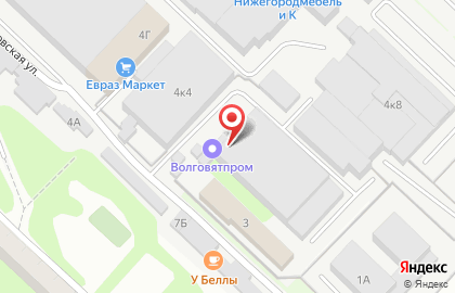 Закупочно-перерабатывающая компания ВолгоВятПром на улице Новикова-Прибоя на карте