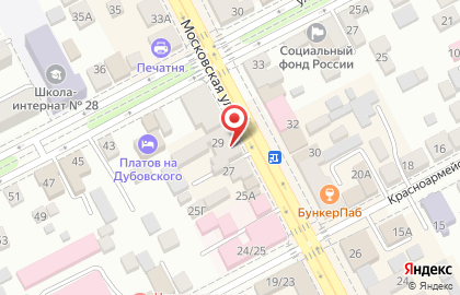 Оконная компания КПИ на Московской улице на карте