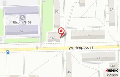 Банкомат Первый Дортрансбанк на улице Некрасова на карте