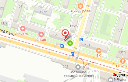 Магазин мясной продукции на Ставропольской улице на карте