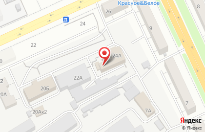 Автостоянка в Кургане на карте