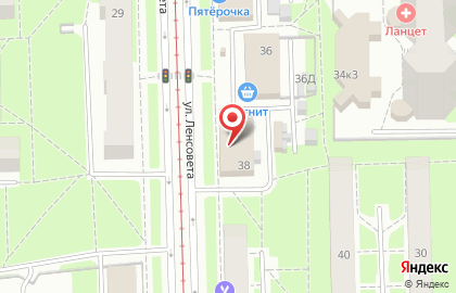 Мариенталь (Санкт-Петербург) на улице Ленсовета на карте