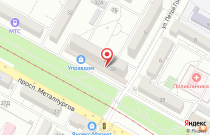 БРВ в Краснооктябрьском районе на карте