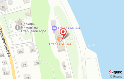 Ресторанно-гостиничный комплекс Старая башня на карте