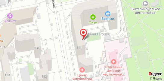Центр Флебологии на карте