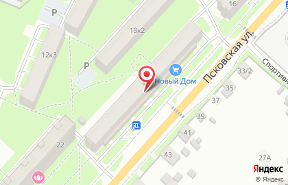 Продовольственный магазин ТОП Эконом в Великом Новгороде на карте