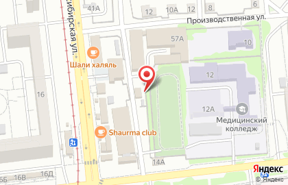 Ямайка на Новосибирской улице на карте