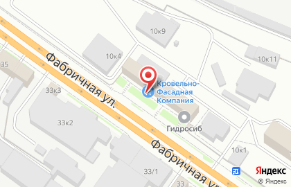Компания по продаже металлочерепицы, профлиста и профлиста некондиция Кровельно-Фасадная Компания в Железнодорожном районе на карте