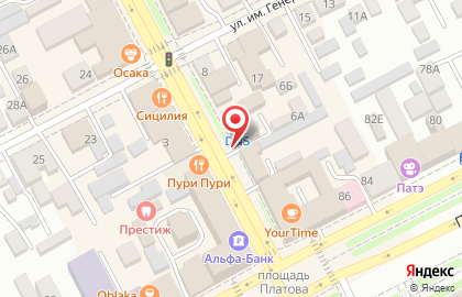 Агентство недвижимости 21 век в Ростове-на-Дону на карте