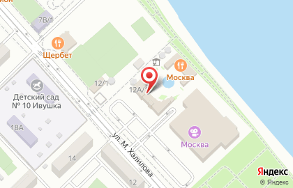 Ресторан Москва в Каспийске на карте
