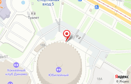 Хоккейный клуб Динамо Санкт-Петербург на карте