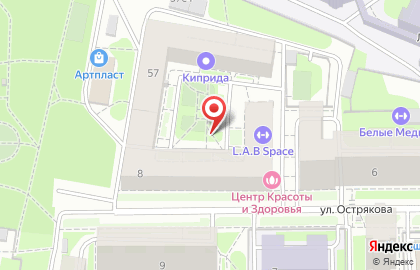 КВАРТ на улице Острякова на карте
