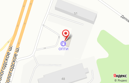 Сеть АЗС Опти в Архангельске на карте