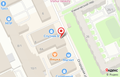 Магазин Славянка на Огородной улице на карте