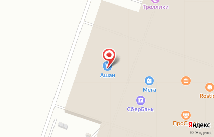 Гипермаркет Ашан на улице Тургеневское шоссе на карте