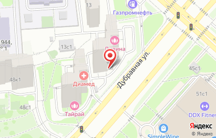 Мини-маркет Фасоль на Дубравной улице на карте