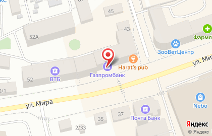 Газпромбанк в Ханты-Мансийске на карте